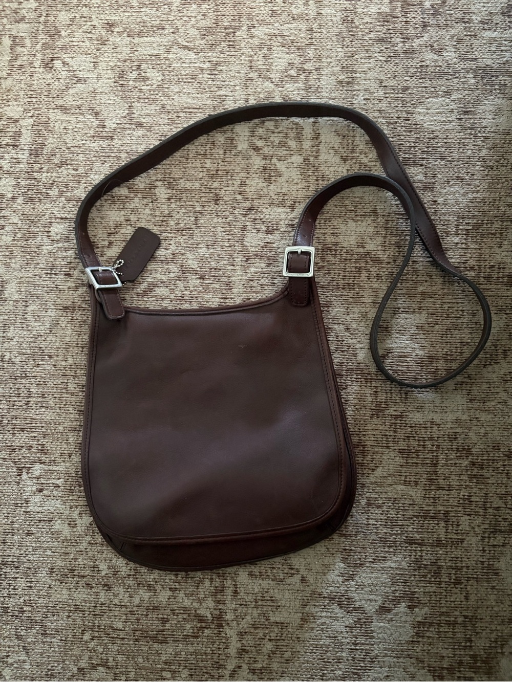 Coach Brown Leather Crossbody Bag